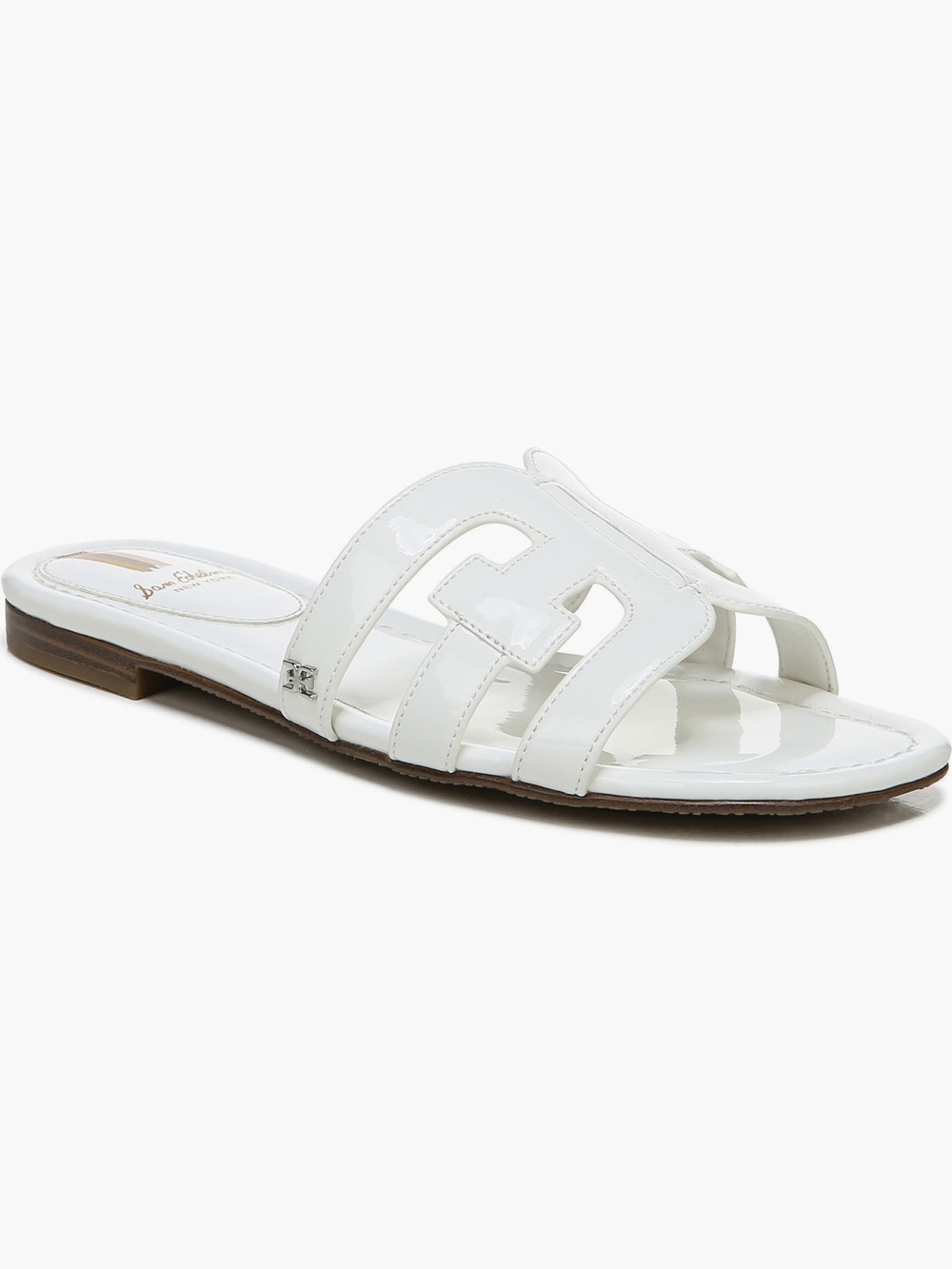 Sam Edelman White Bay Cutout Slide Sandal NWT